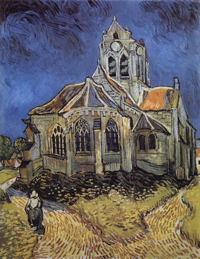 The Church at Auvers sur Oise